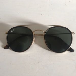 Ray Ban Round Double Bridge Sunglasses